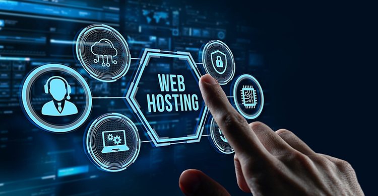 Internet,,Business,,Technology,And,Network,Concept.,Web,Hosting.,The,Activity Internet, business, Technology and network concept. Web Hosting. The activity of providing storage space and access for websites